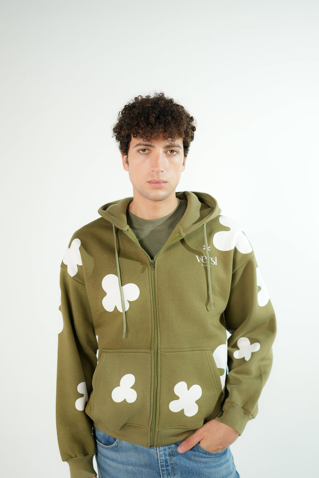 Versi Amorphous Zip Up Hoodie