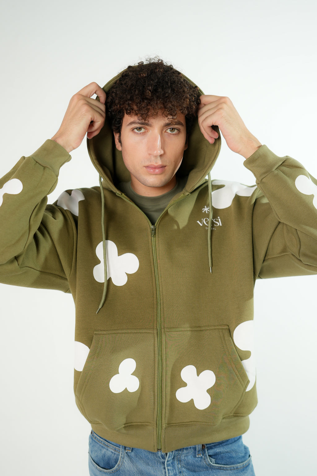 Versi Amorphous Zip Up Hoodie