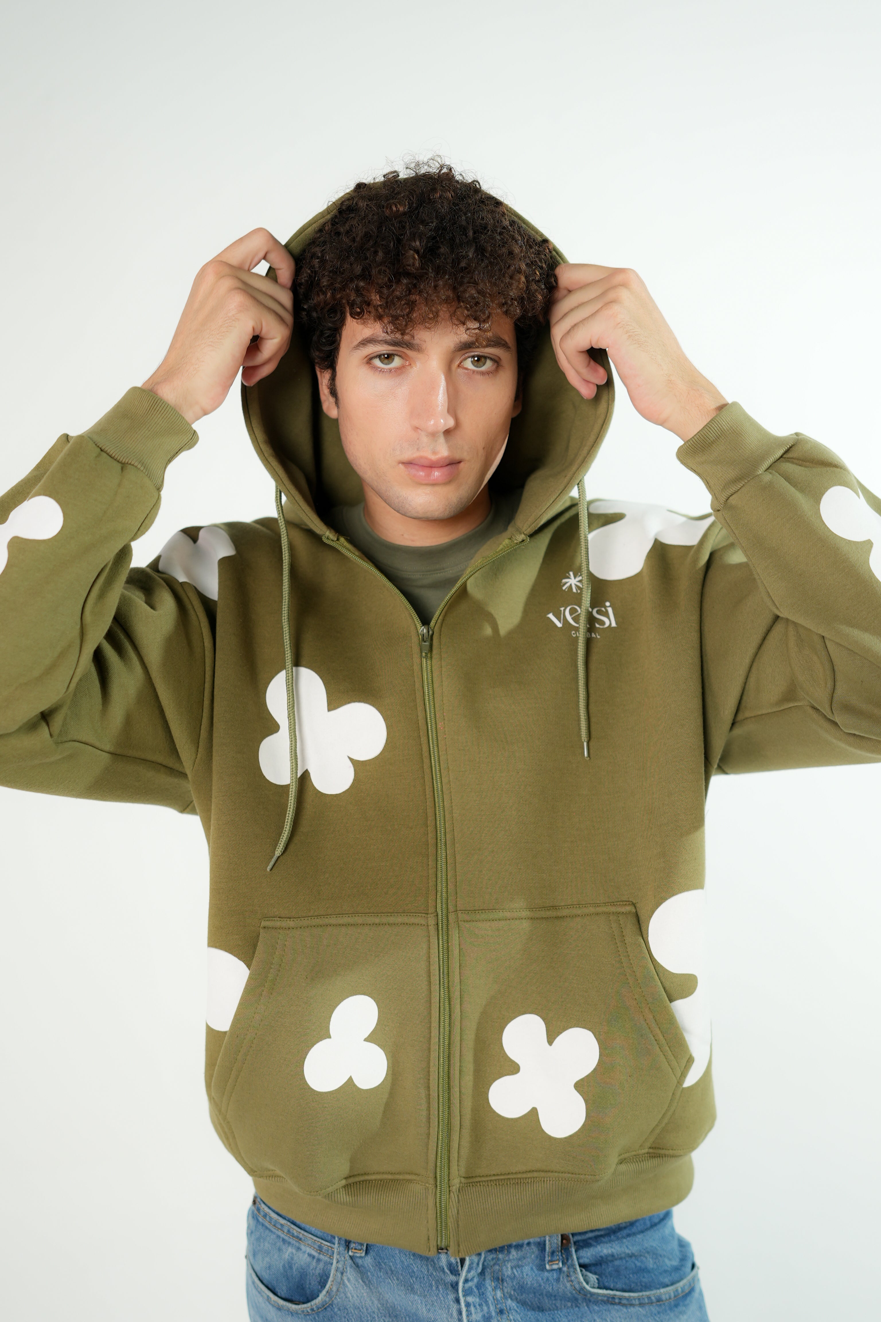 Versi Amorphous Zip Up Hoodie